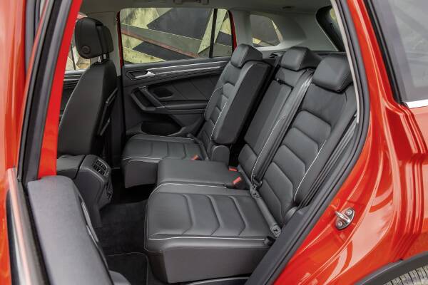 VW Tiguan hintere Sitzbank