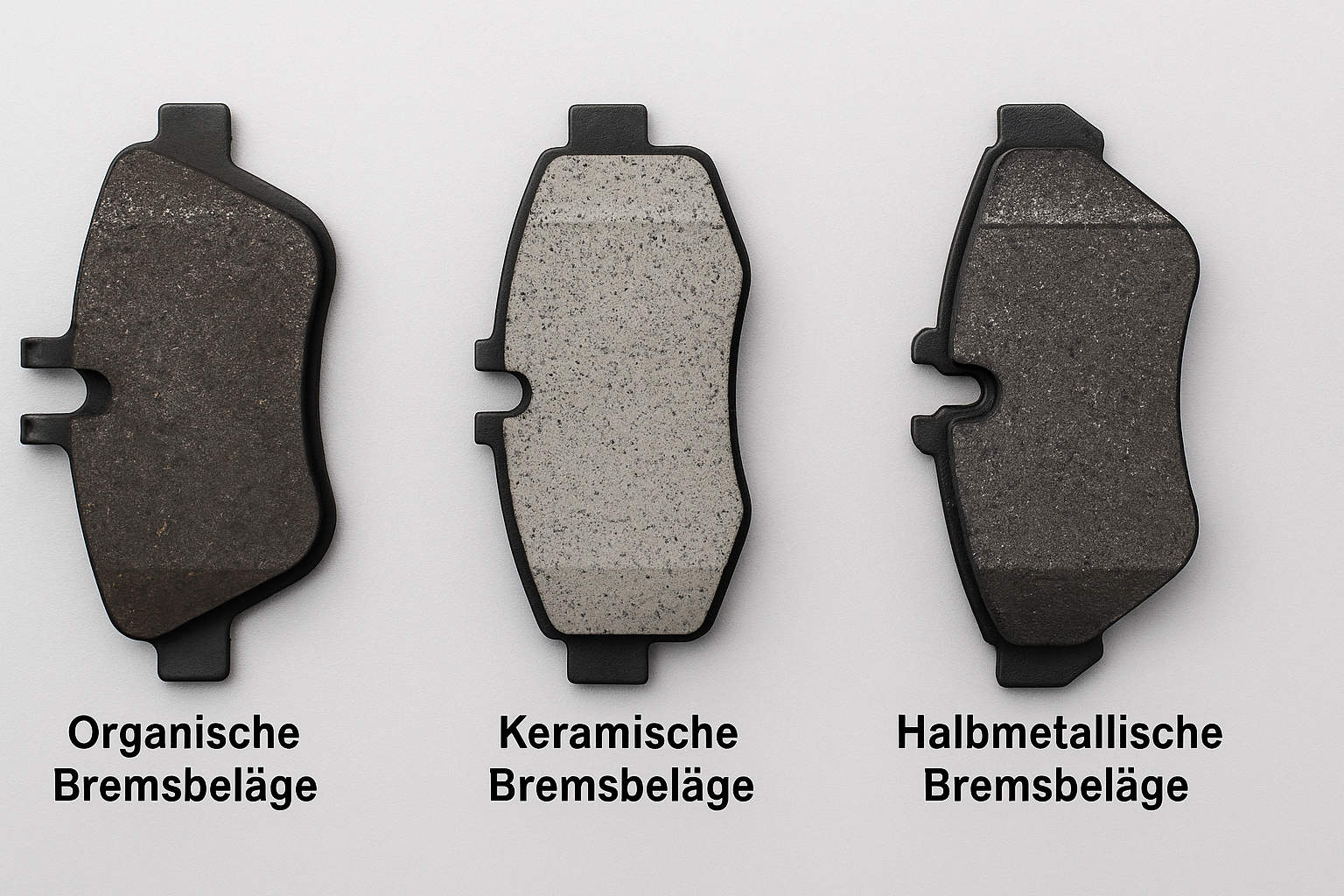 Die verschiedenen Bremsbeläge