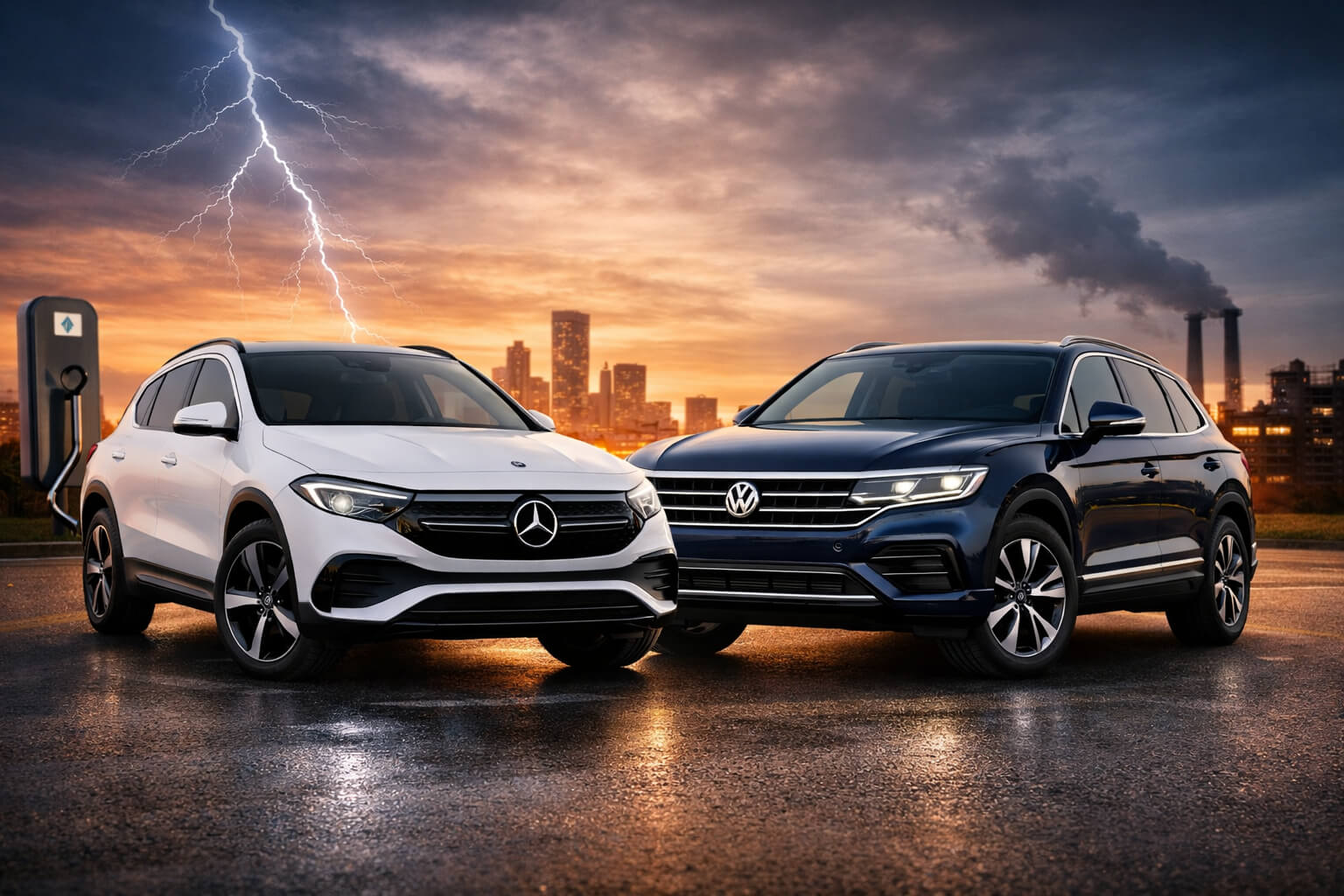 Mercedes EQA und VW Touareg vor dem Aus