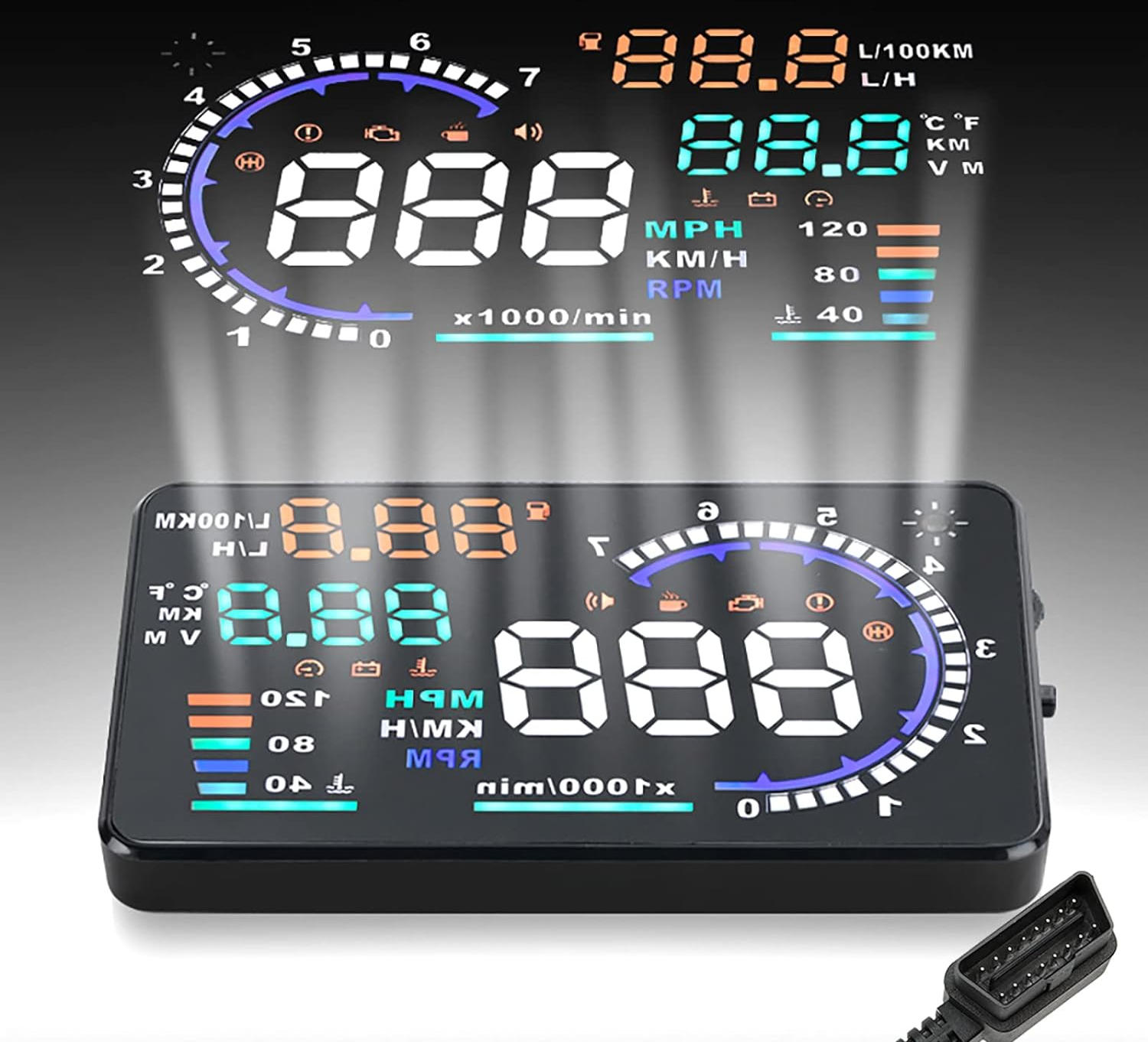 Blesys Multi Color HUD Head Up Display