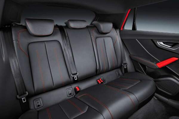 Audi Q2 Innenraum Fondbereich