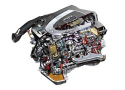 Motor des Mercedes-Benz GL