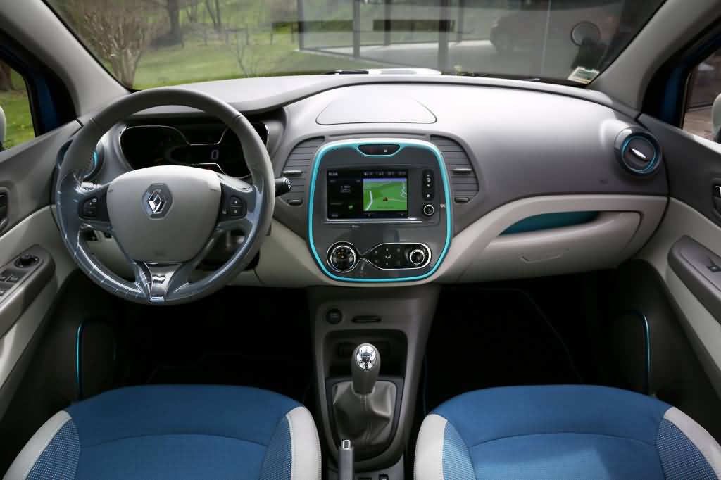 Innenraum des Renault Captur