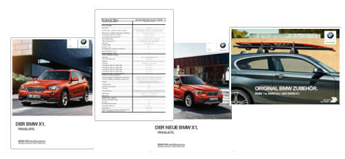 Preisliste, Technische Daten & Broschüren vom BMW-X1