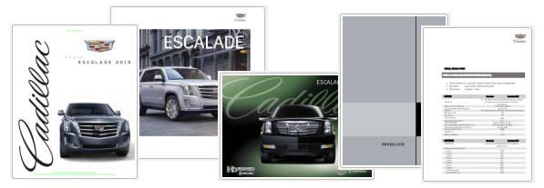 Cadillac Escalade Preise, Daten und Kataloge