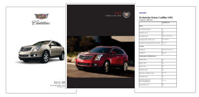 Cadillac SRX - Kataloge, Preislisten & Datenblaetter