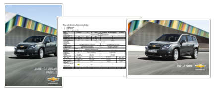 Chevrolet Orlando - Datenblatt & Kataloge