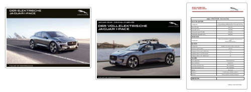 Jaguar I-Pace - Kataloge, Datenblaetter & Preislisten