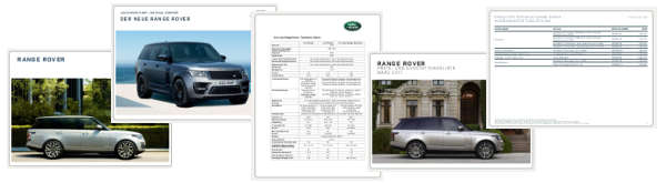 Range Rover - Preise, Datenblaetter & Kataloge