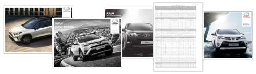 Toyota RAV4 - Kataloge, Preislisten & Datenblätter