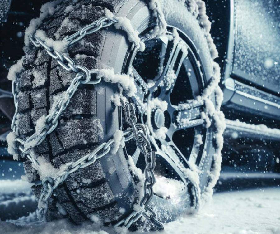 Sicher durch den Winter - wie man Schneeketten an einem SUV richtig anlegt